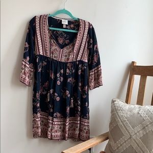 Boho Floral Dress